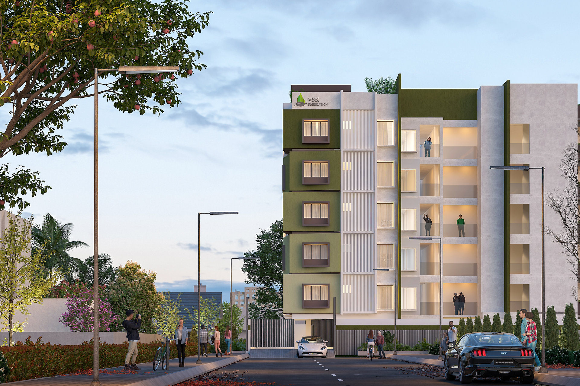 VSK's AARA luxury apartment exterior